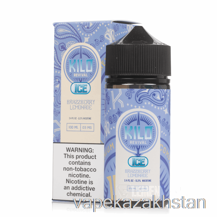 Vape Disposable ICE Brazzberry Lemonade - KILO Revival - 100mL 6mg